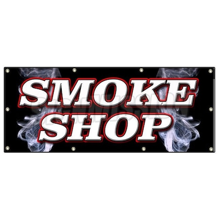 Signmission SMOKE SHOP BANNER SIGN cigar cigarrettes shop hookah pipes B-96 Smoke Shop